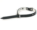 Antkaklis 14mm/40cm su papuošimais juodas